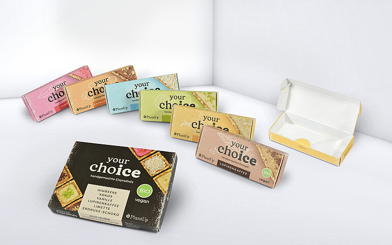 Vegane Eispralinen von PlantUp