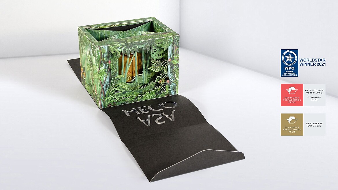 Hochwertige Verpackung für hochwertiges Produkt