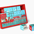 Die Würfel laden zum Puzzeln ein