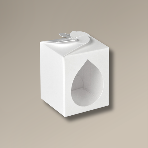 Braune Verpackung für Äpfel
