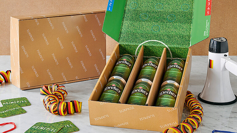 Präsentkarton Surprise "Fußball"