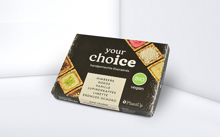 Vegane Eispralinen von PlantUp