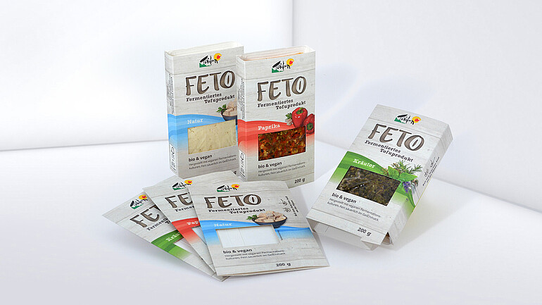 Banderole mit Naturoptik und -haptik