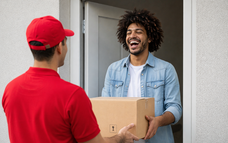 Direkt zum Endkunden: Im Rahmen von Dropshipping-Lösungen übernimmt Karl Knauer den gesamten Versandprozess – schnell, zuverlässig und kundennah. (Bild: ©Shutterstock/KI-generiert)