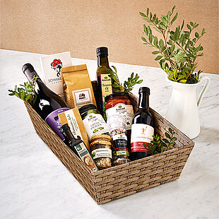 Präsentkorb Geflecht